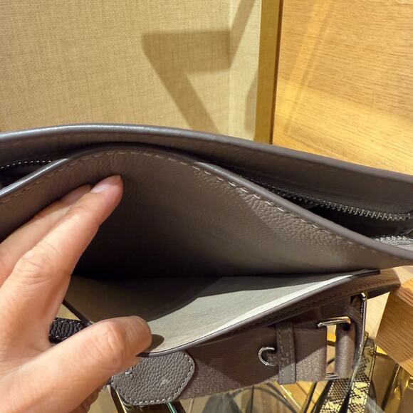 Last 2 ‼️Tory Burch 170475 Thea Swingpack Crossbody Wild Mushroom $450 - Picture 7 of 16